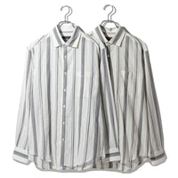ストライプ柄シャツ　「ALPHA」アルファー