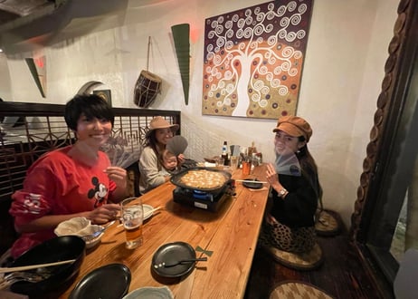 すえひろオリジナル ビーチ扇子 1本（飛沫防止 黒 コロナ対策扇子 コロナ対策グッズ フェイスシールド マスク 扇子 緑守扇）
