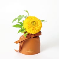 hana kin chaku（花器）｜  S size ｜ PU Leather