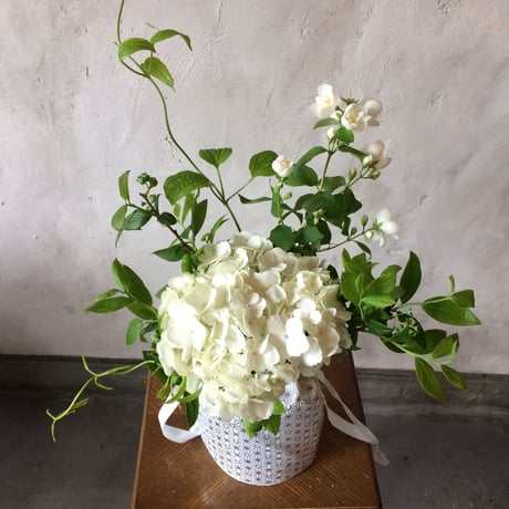 hana kin chaku（花器）｜  M size ｜ 麻の葉