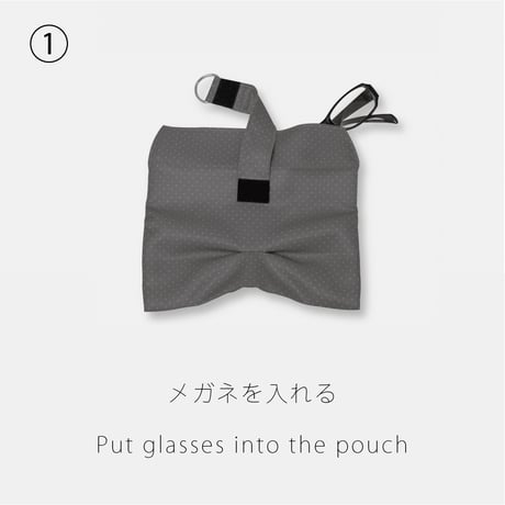 CuCu ribbon｜メガネケース｜Strap　ネックストラップ付