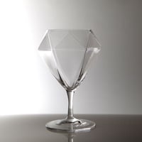 Diamond Glass｜  Short Stem ｜ Pair　GLA011CS