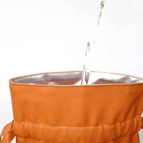 hana kin chaku（花器）｜  M size ｜ PU Leather