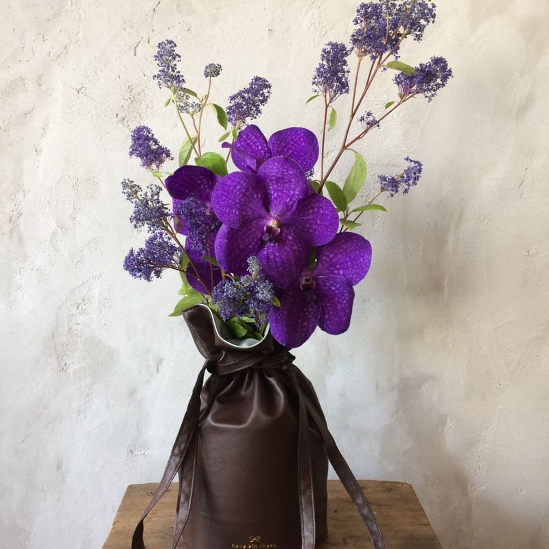 hana kin chaku(花器)| M size | PU Leather | memo hana kin chaku(花器)| M size | PU Leather | memo