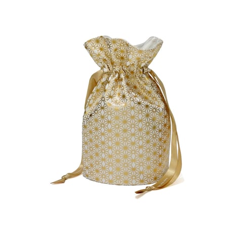 hana kin chaku（花器）｜  M size ｜ 麻の葉