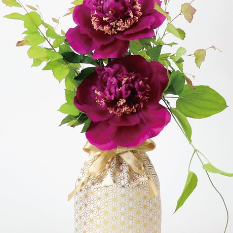 hana kin chaku（花器）｜  M size ｜ 麻の葉