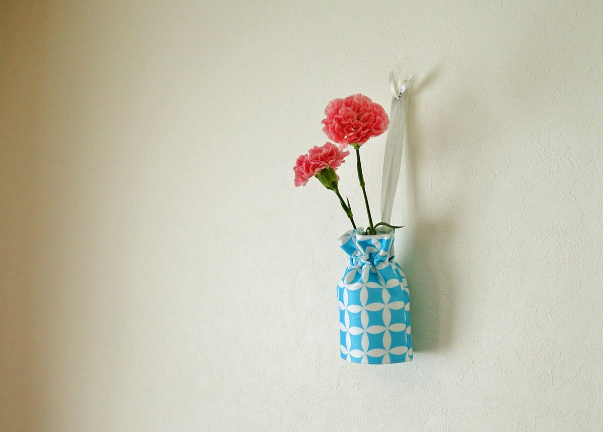 時代 戦前七宝 七宝焼 竹梅鶯図花瓶 花入 花生 花器 金属工芸 美品