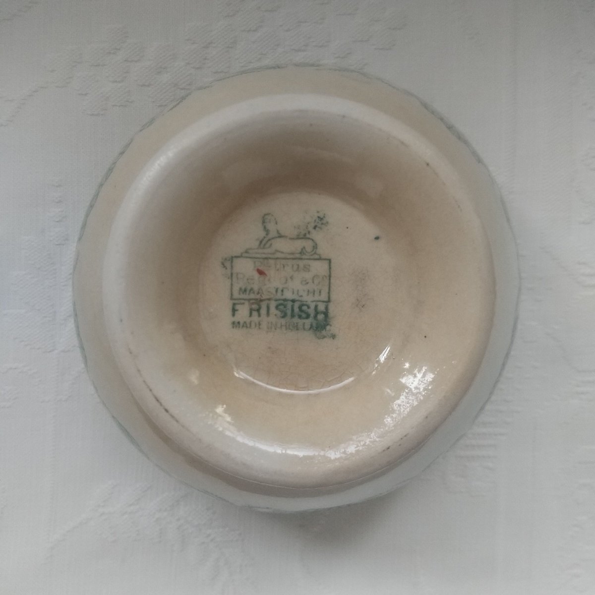 オランダ アンティーク Petrus Regout & Co. カフェオレボウル オランダ アンティーク Petrus Regout & Co. カフェオレボウル