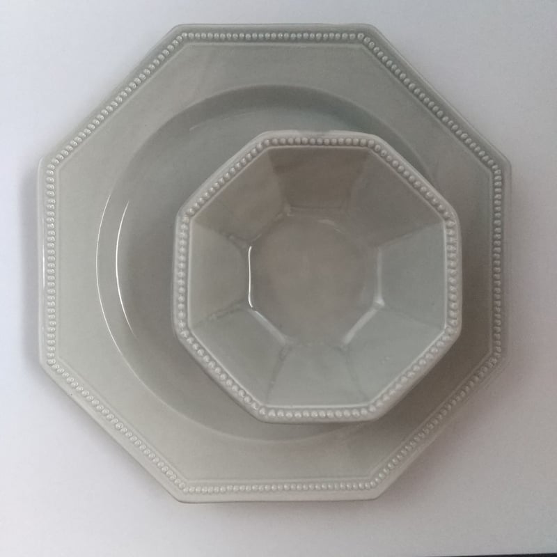 フランス Pichon オクトゴナル プレート グレー | Portobello 2nd