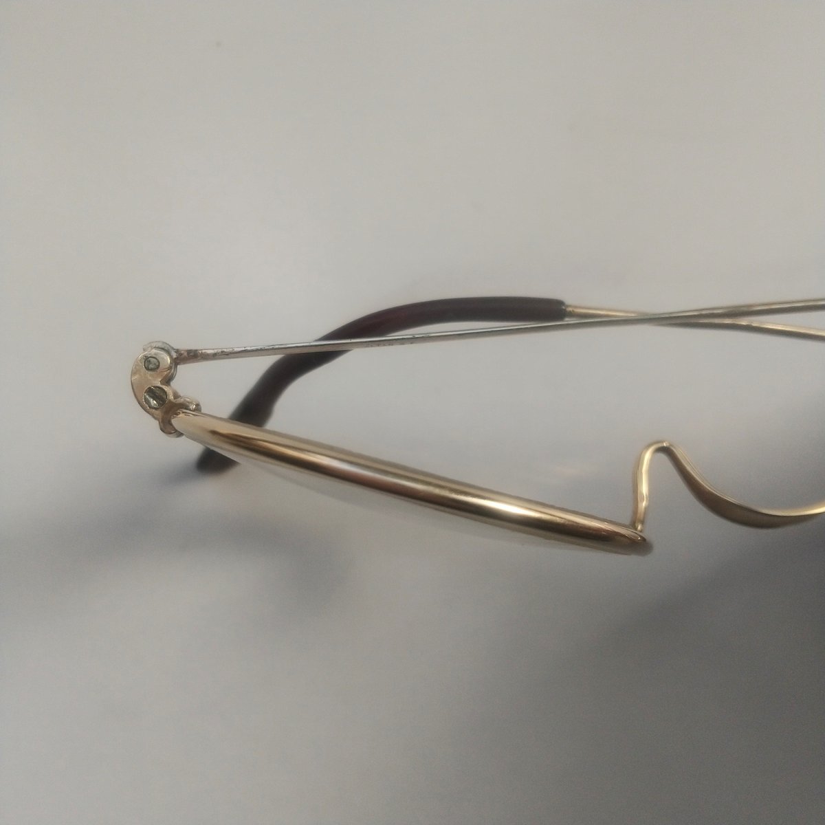 米国 SHURON WINDSER Glasses ラウンドリム ダブルブリッジ Side-m