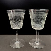 ウィロー パターン シノワズリ装飾 プレート 24cm 2客セット 1910年