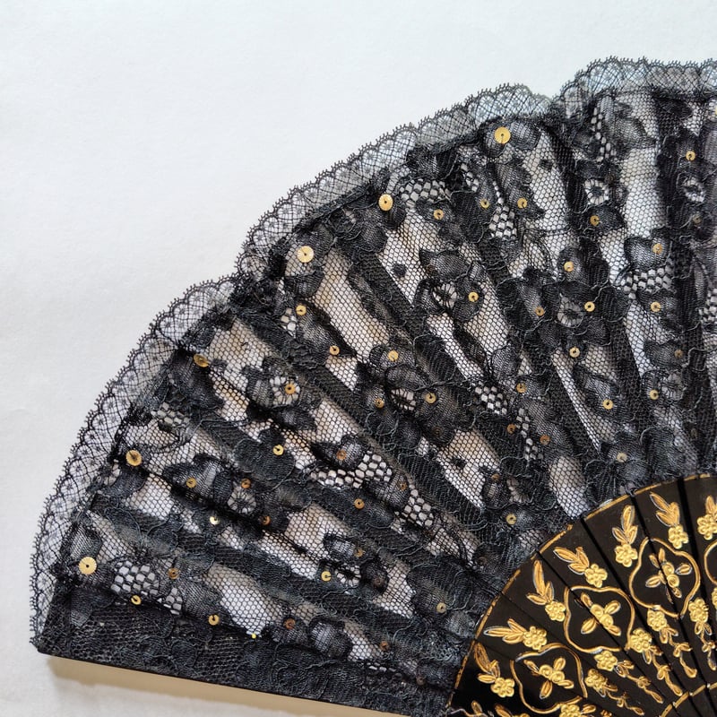 France Antique Race Fan 19世紀後半 フランス アンティーク扇子 アン