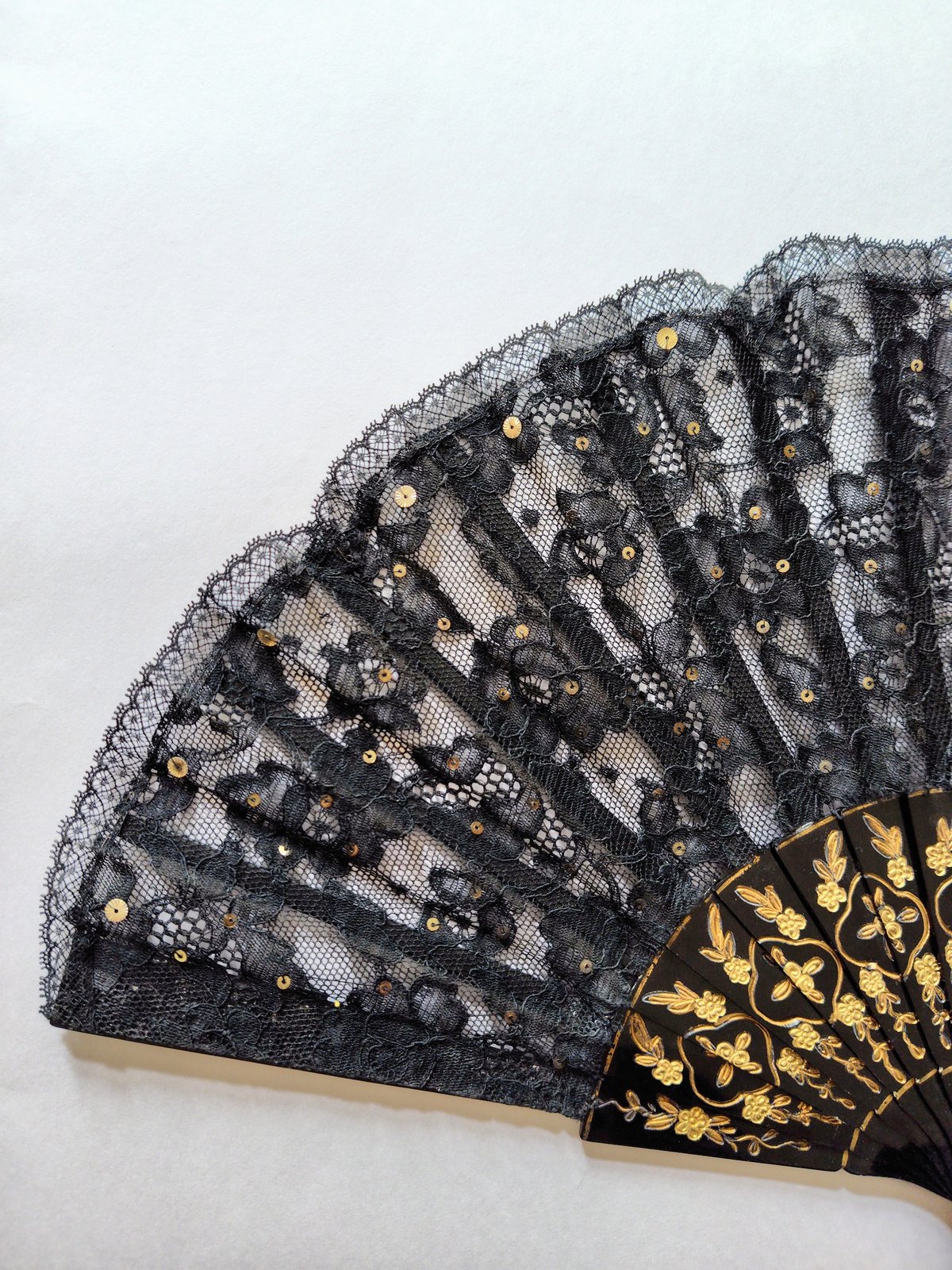 France Antique Race Fan 19世紀後半 フランス アンティーク扇子 アン