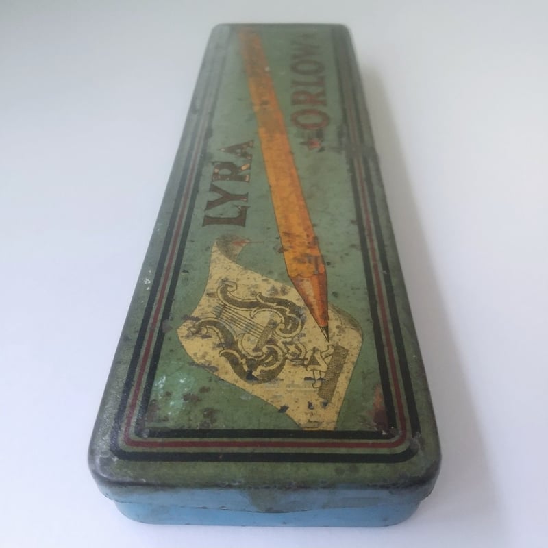ドイツ LYRA ORLOW Tin Case ペンシルケース 1930年頃 ブリキペンケー