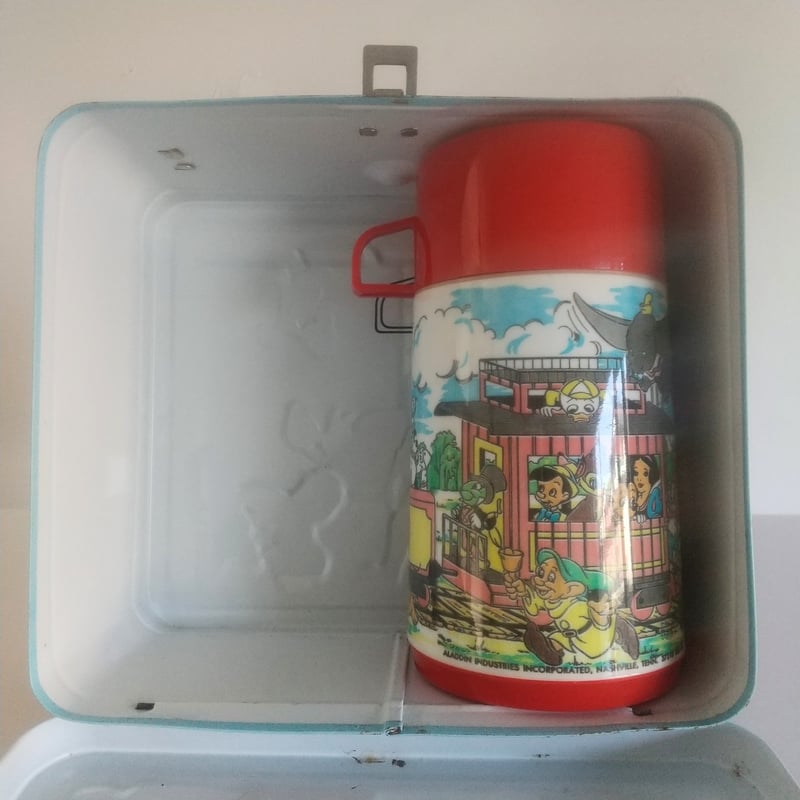 象印 バンビ ランチボックス 水筒 レトロディズニー アンティーク 当時物 象印 バンビ ランチボックス 水筒 レトロディズニー