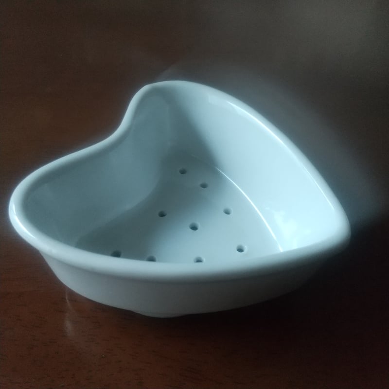 フランス APILCO ハート型容器 クレーム・ダンジュ用 2点セット