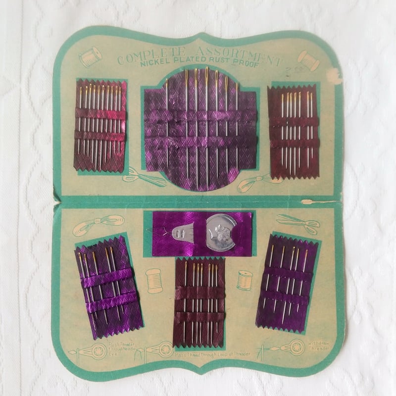 ソーイングツール・ニードルセット ヴィンテージ お裁縫道具 1940年頃
