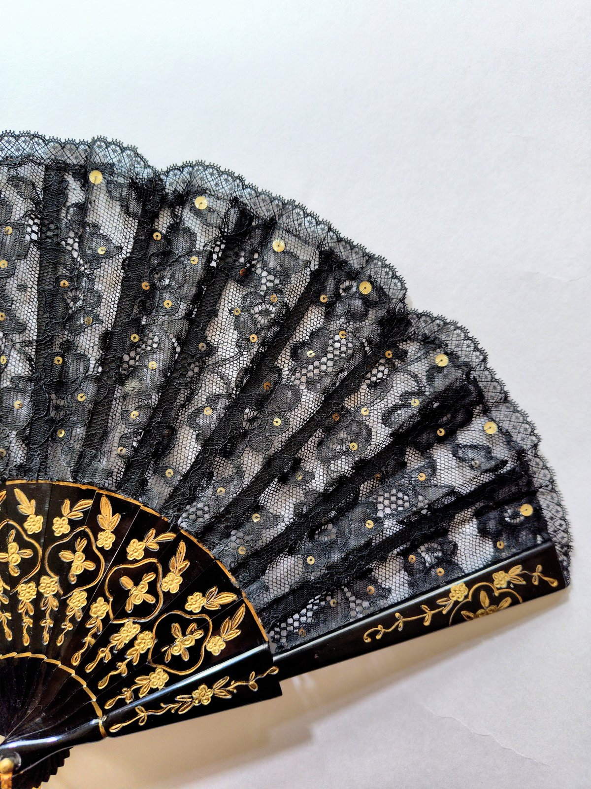 France Antique Race Fan 19世紀後半 フランス アンティーク扇子 アン