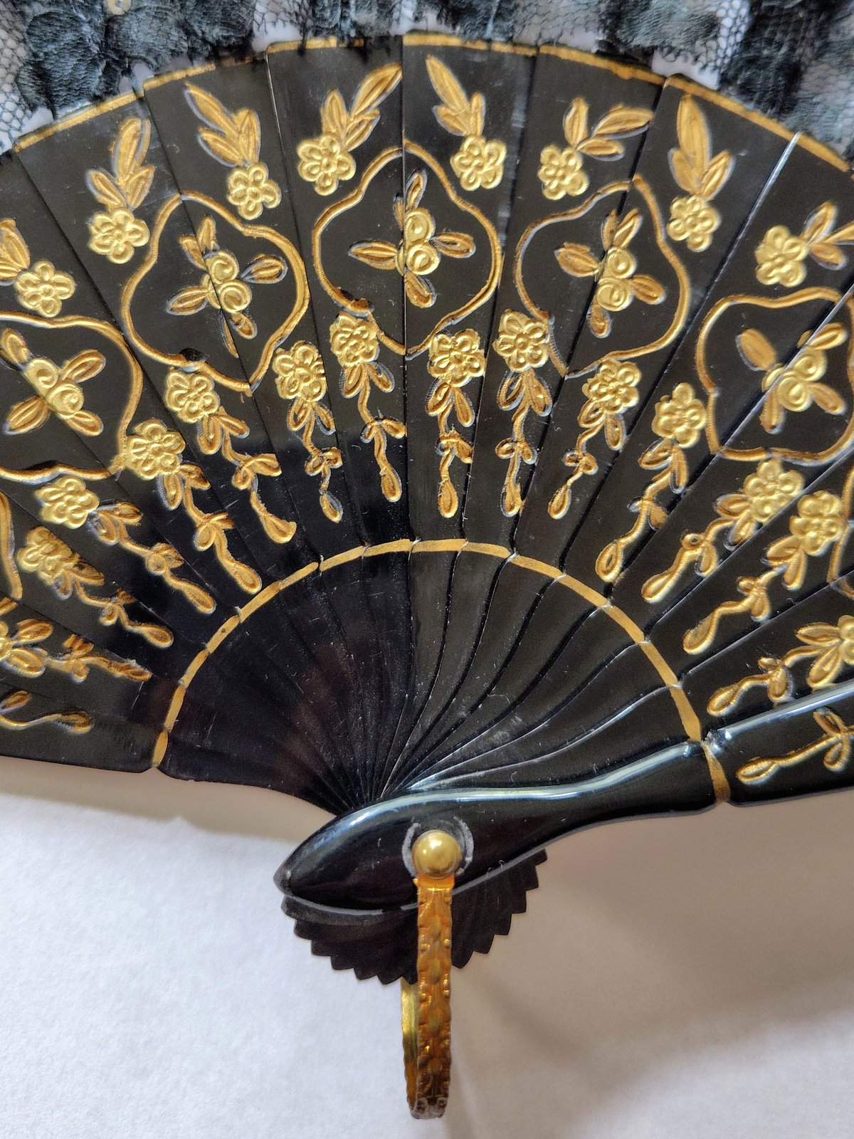 France Antique Race Fan 19世紀後半 フランス アンティーク扇子 アン