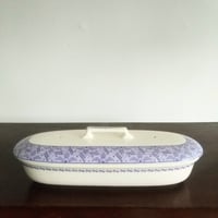 ウィロー パターン シノワズリ装飾 プレート 24cm 2客セット 1910年