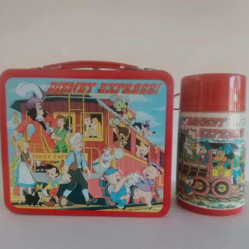 希少ディズニー1970年代ランチボックス缶 アラジンDisney Express 希少ディズニー1970年代ランチボックス缶 アラジンDisney