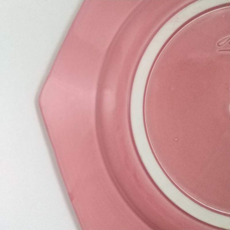 フランス Pichon オクトゴナル プレート ピンク | Portobello 2nd