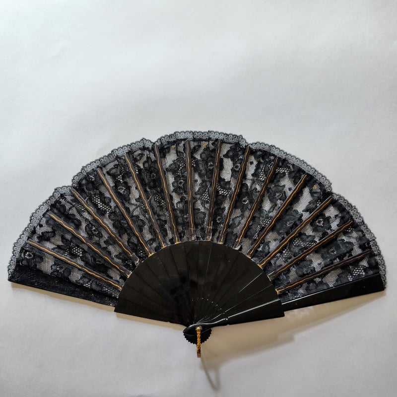 France Antique Race Fan 19世紀後半 フランス アンティーク扇子 アン