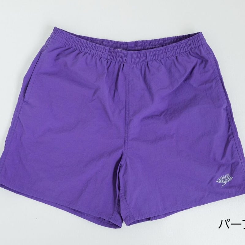 ナイロンショーツ / 菊鶴紋刺繍入り | BBA skate club STORE