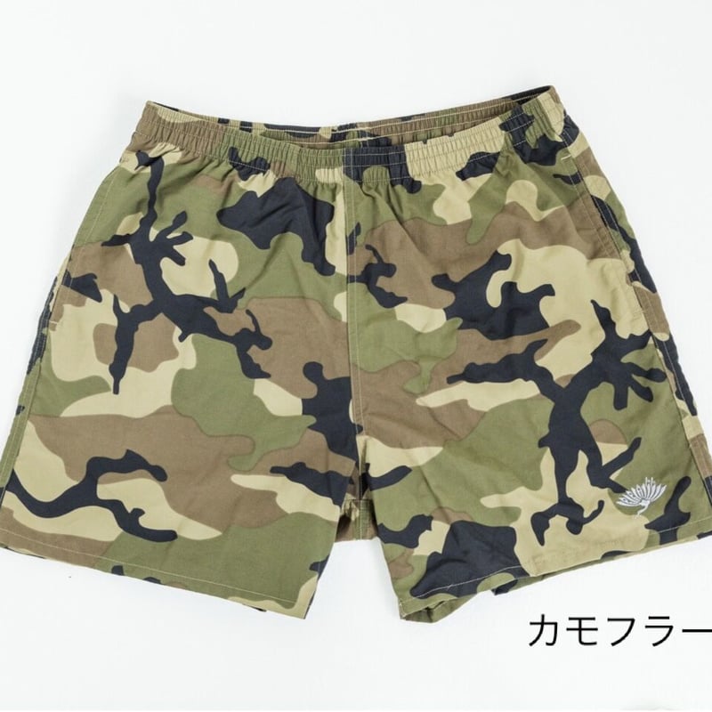 ナイロンショーツ / 菊鶴紋刺繍入り | BBA skate club STORE