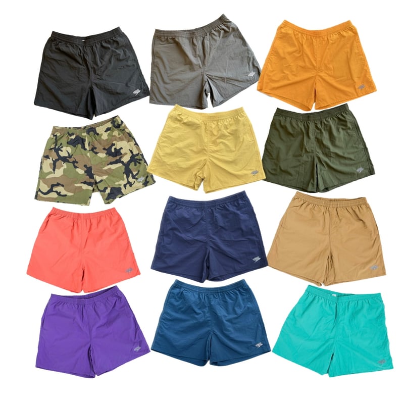 ナイロンショーツ / 菊鶴紋刺繍入り | BBA skate club STORE