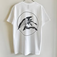 “飛び鶴まる” TEE / ホワイト