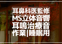 耳鼻科医監修｜耳鳴用立体音響｜雨音②｜作業用･睡眠導入ASMR環境音｜MS録音
