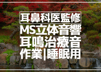 耳鼻科医監修｜耳鳴用立体音響｜滝⑩｜作業用･睡眠導入ASMR環境音｜MS録音
