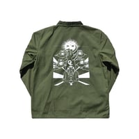 GL | Coach Jacket  -OD × White-