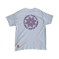 GL × TOKYO HEMP CONNECTION  |  GL × TOKYO HEMP CONNECTION Tee - White × Purple -