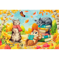 サンとエーテの読書（ムジ）