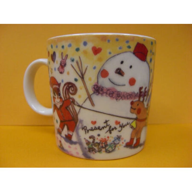 マグカップ・くるみのクッキーセット（かわいい雪だるま） | 西光亭
