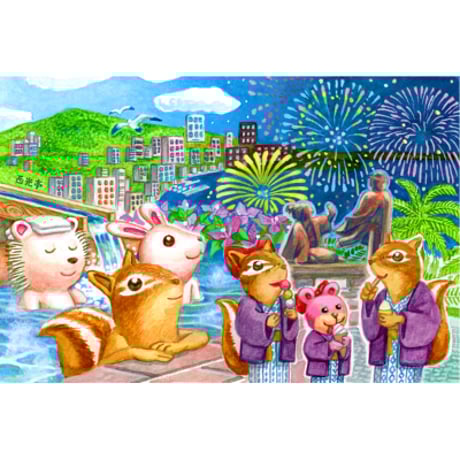 西光亭のパッケージイラスト版画 兵庫県西宮市】約17年間「西光亭」の菓子パッケージを担当！藤岡