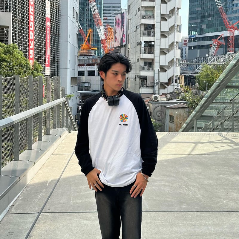 Double-Faced Flower LS Tee | MELT BRAAN