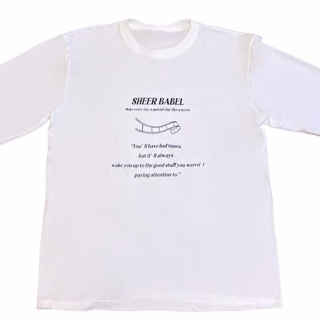 ロンＴ【white】(サイン入りルックブック付き)