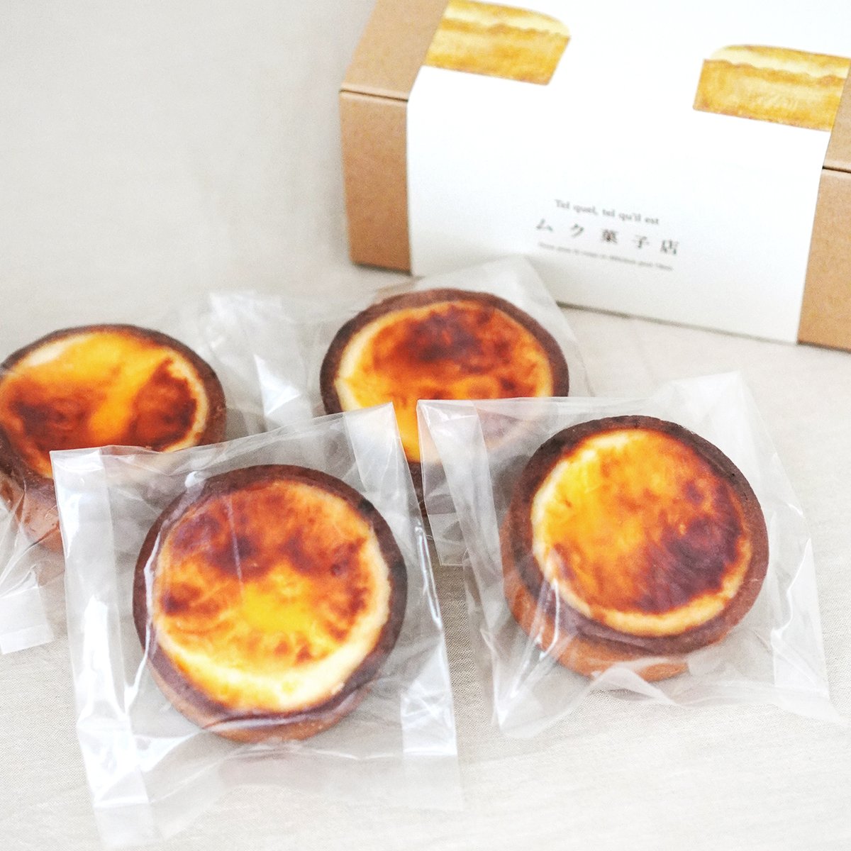 無垢なチーズタルト 4個セット | cafemuku.shop