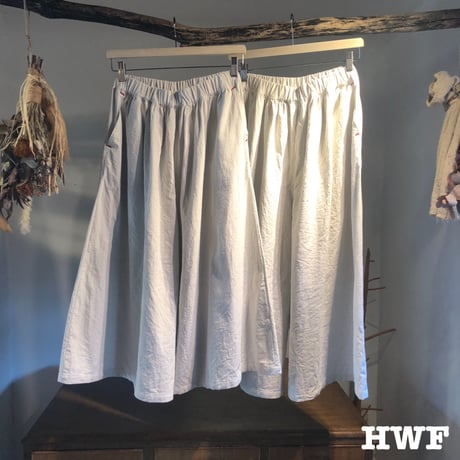 cottonジャガードミニドットスカンツ (white)