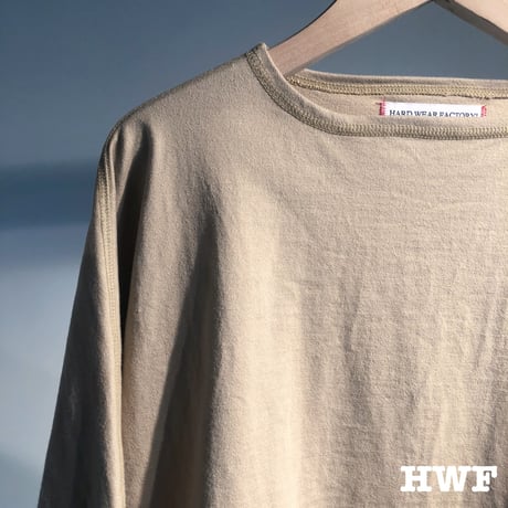 cotton度詰天竺ニットクルー(全7色)