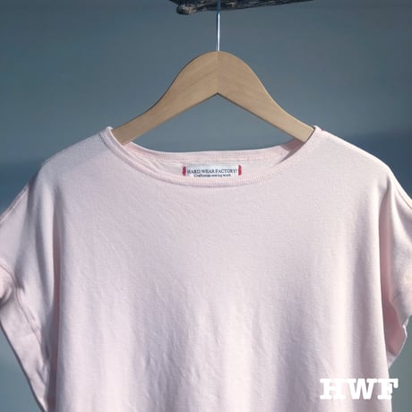 cotton鹿子ニットノースリーブクルー (mimosa)(blue green)(powder pink)