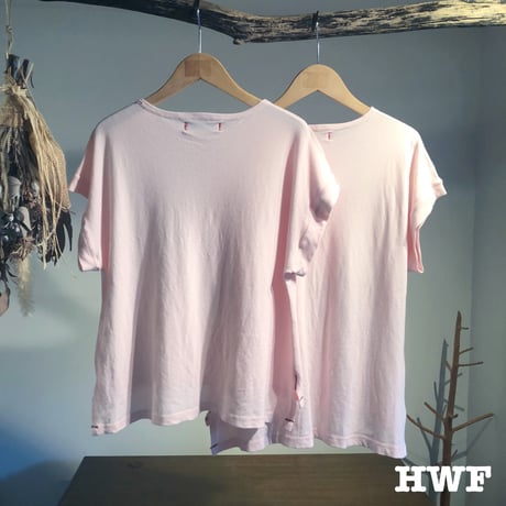 cotton鹿子ニットノースリーブクルー (mimosa)(blue green)(powder pink)