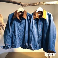 ストレッチブルーdenimジャケット (blue denim)