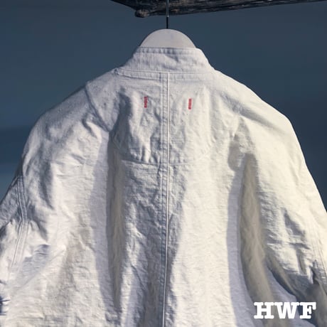 ウインドブロックコーティングcottonショートカバーオールジャケット (natural)