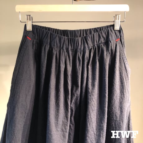 cottonピーチスキンドビーバルーンパンツ (indigo)