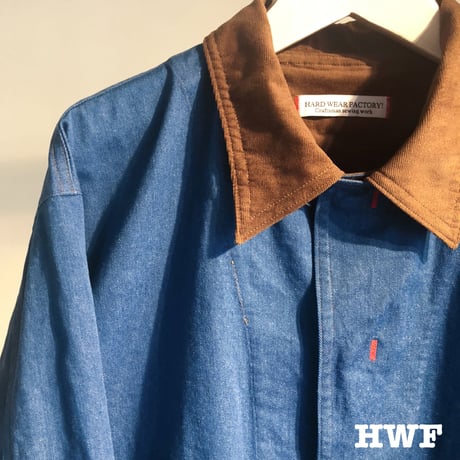 ストレッチブルーdenimジャケット (blue denim)