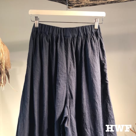 cottonピーチスキンドビーバルーンパンツ (indigo)